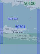 50301 Средняя часть Яванского моря (Масштаб 1:1 000 000)