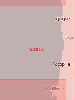 51011 От мыса Пичало до бухты Морено (Масштаб 1:500 000)