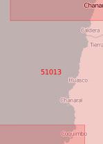 51013 От порта Чаньяраль до порта Кокимбо (Масштаб 1:500 000)