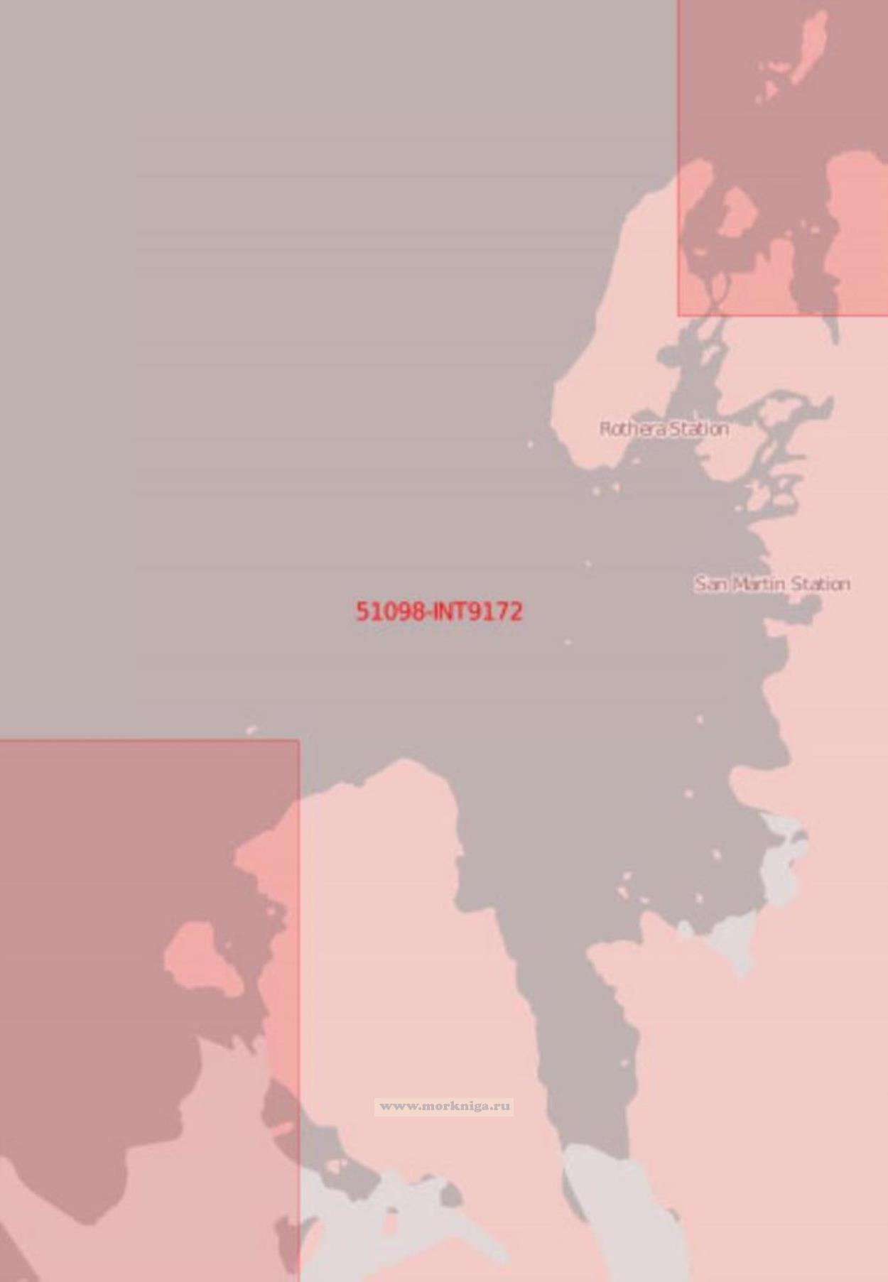 51098-INT9172 От острова Лавуазье (Нансен) до земли Александра I (Масштаб 1:500 000)