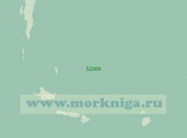 52069 От острова Салаяр (Кабиа) до острова Кауна (Постпард) (Масштаб 1:250 000)
