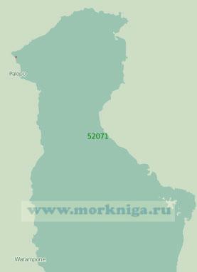 52071 Северная часть залива Боне (Масштаб 1:250 000)