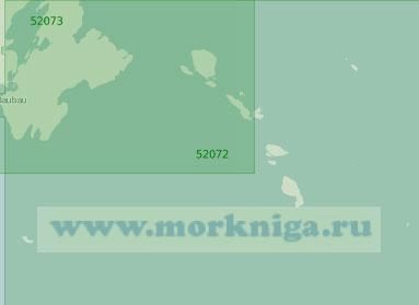 52072 Острова Вакатохи (Тукангбеси) с проходом Бутунг (Бутон) (Масштаб 1:250 000)