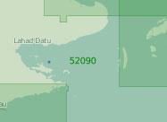 52090 От залива Сибуко до острова Тавитави (Масштаб 1:250 000)