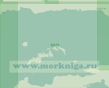 52173 Восточная часть залива Томини (Масштаб 1:250 000)