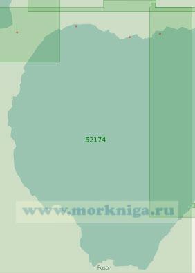 52174 Западная часть залива Томини (Масштаб 1:250 000)