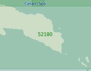 52180 Восточная часть острова Серам (Масштаб 1:250 000)