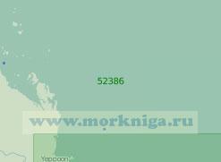52386 От островов Кеппел до острова Пайн-Пик (Масштаб 1:300 000)