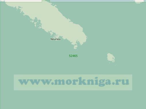 52465 Южная часть острова Новая Каледония (Масштаб 1:300 000)