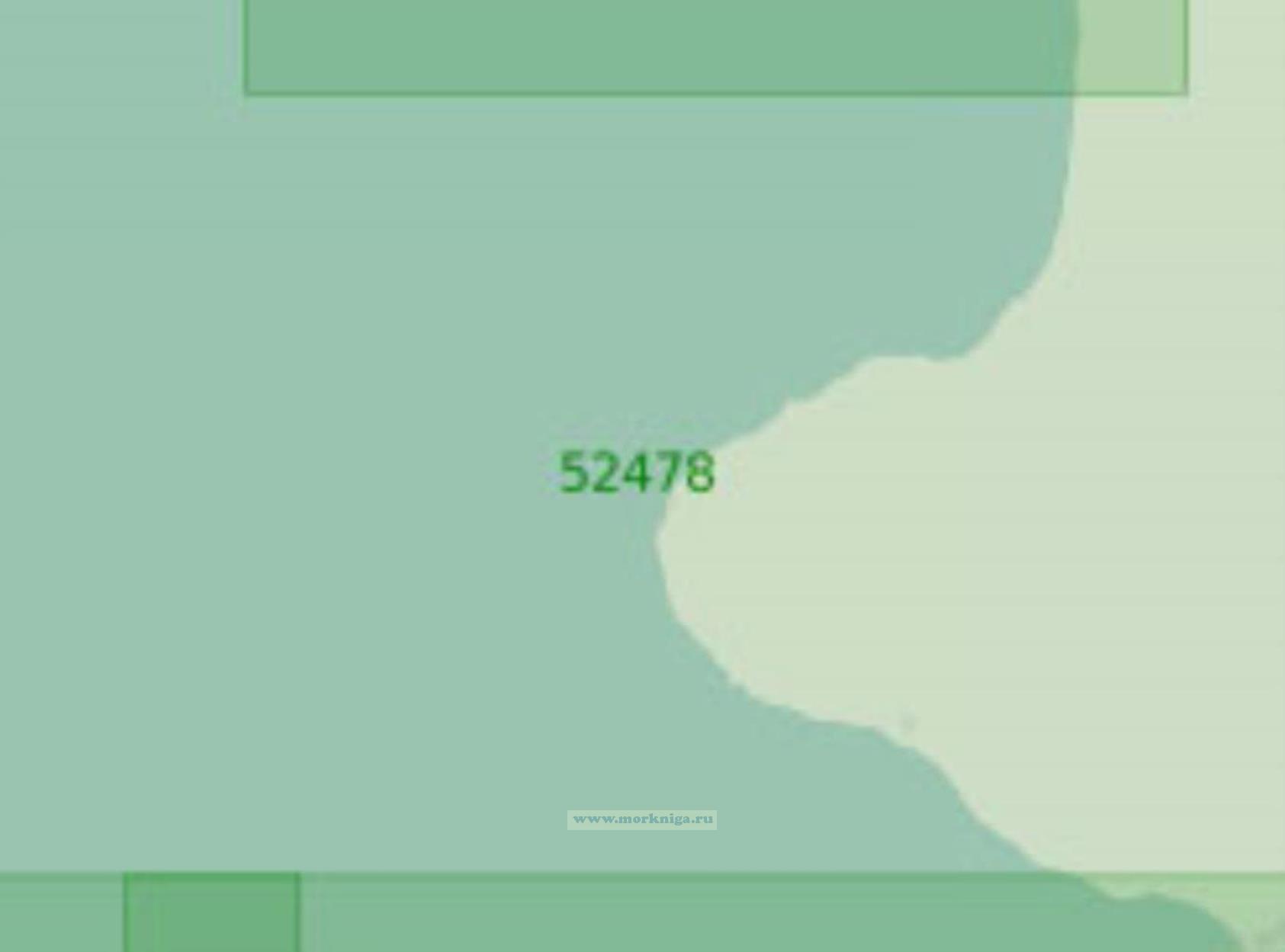 52478 От мыса Тируа до порта Уонгануи (Масштаб 1:250 000)