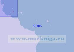 53386 От островов Три-Айлс до островов Барроу (Масштаб 1:150 000)