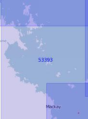53393 От порта Маккай до острова Эшелби (Масштаб 1:150 000)