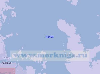 53456 Подходы к порту Окленд (Масштаб 1:100 000)