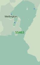 55463 Порт Веллингтон с подходами (Масштаб 1:40 000)