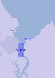58355 Подходы к порту Кэрнс (Масштаб 1:20 000)