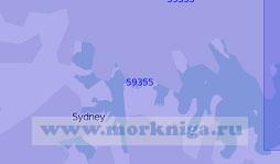 59355 Западная часть порта Сидней (Масштаб 1:7 500)
