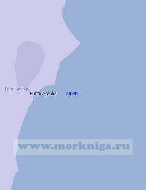 59892 Порт Пунта-Аренас с подходами (Масштаб 1:20 000)