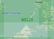 60123 Юго восточная часть Южно Китайского моря (Масштаб 1:2 000 000)