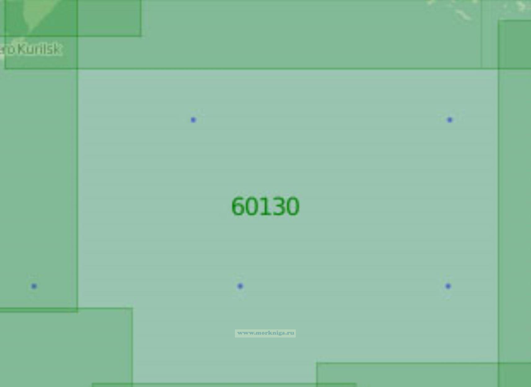 60130 Район к юго-востоку от полуострова Камчатка (Масштаб 1:2 000 000)