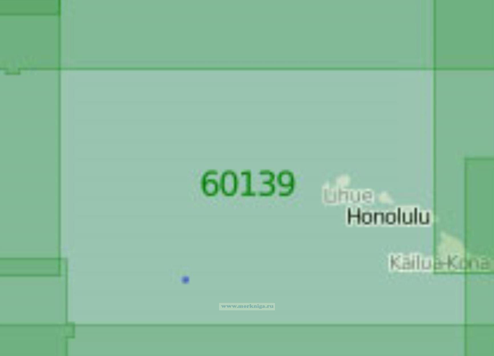 60139 Восточная часть Гавайских островов (Масштаб 1:2 000 000)