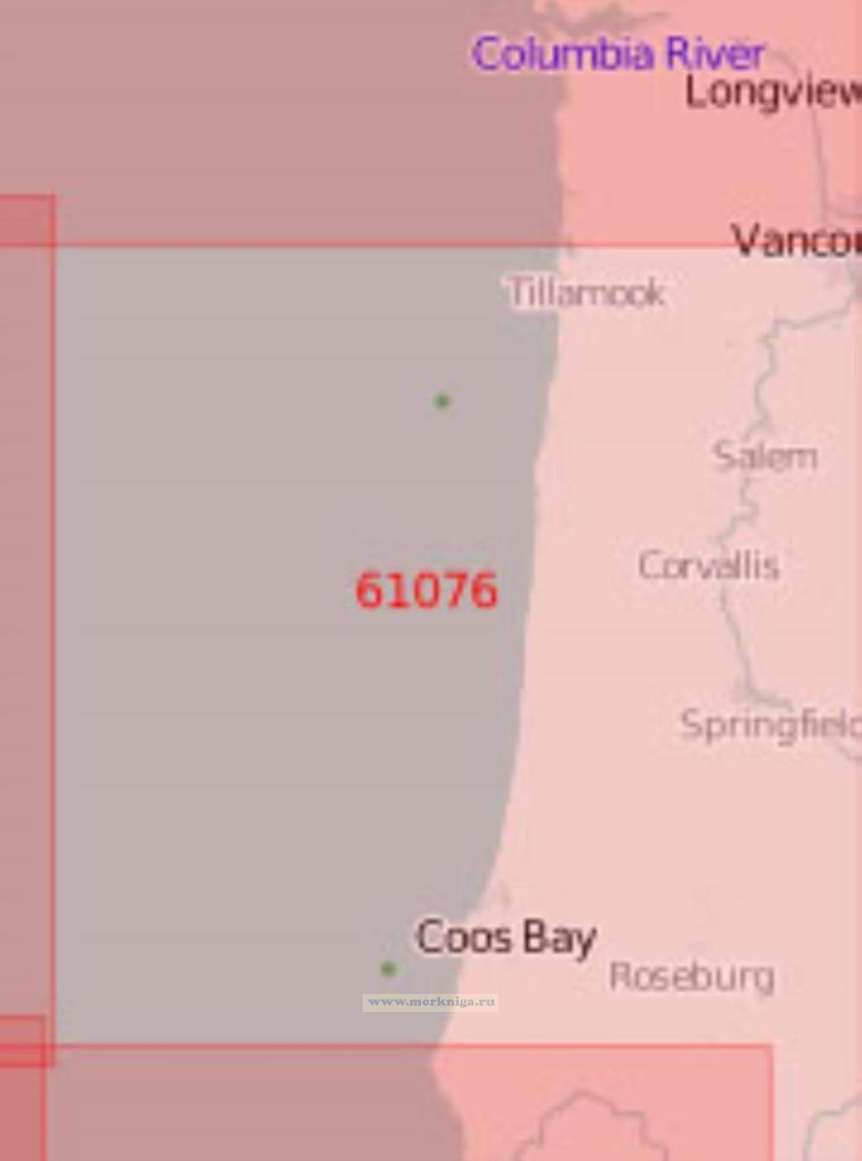 61076 От реки Колумбия до мыса Бланко (Масштаб 1:500 000)