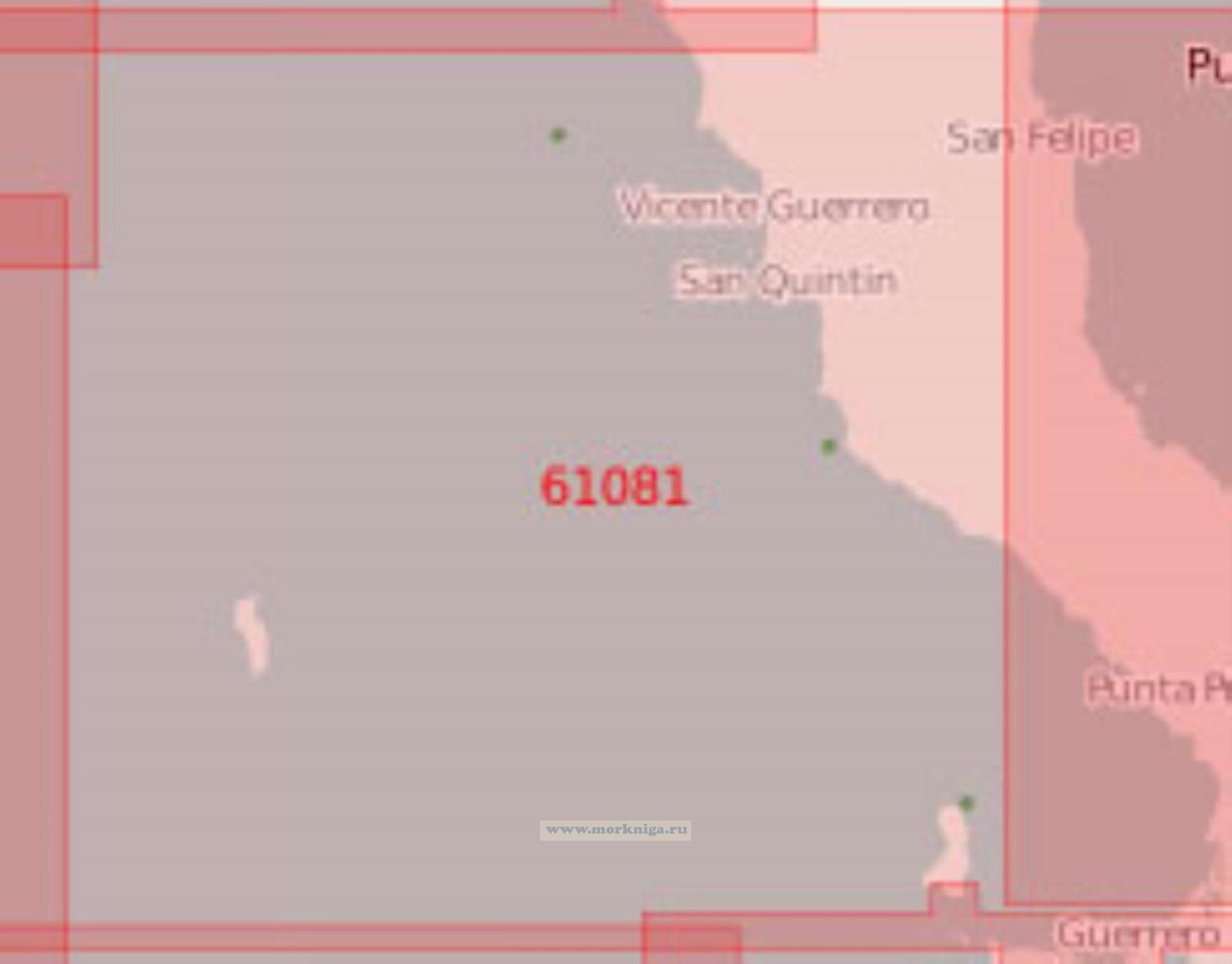 61081 От мыса Сан-Хосе до мыса Эухения (Масштаб 1:500 000)