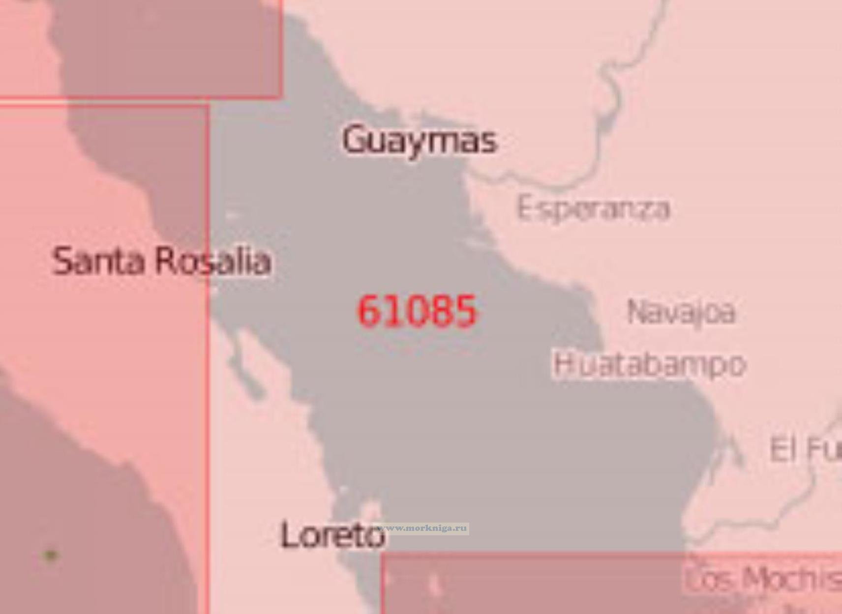 61085 Средняя часть Калифорнийского залива (Масштаб 1:500 000)