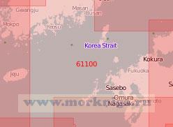 61100 Корейский пролив (Масштаб 1:500 000)