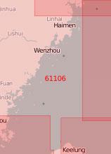 61106 От залива Саньмыньвань до Тайваньского пролива (Масштаб 1:500 000)