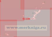 61108 От острова Окиноэрабу до острова Мияко (Масштаб 1:500 000)