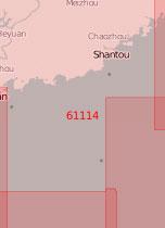 61114 От бухты Футоувань до залива Даявань (Масштаб 1:500 000)