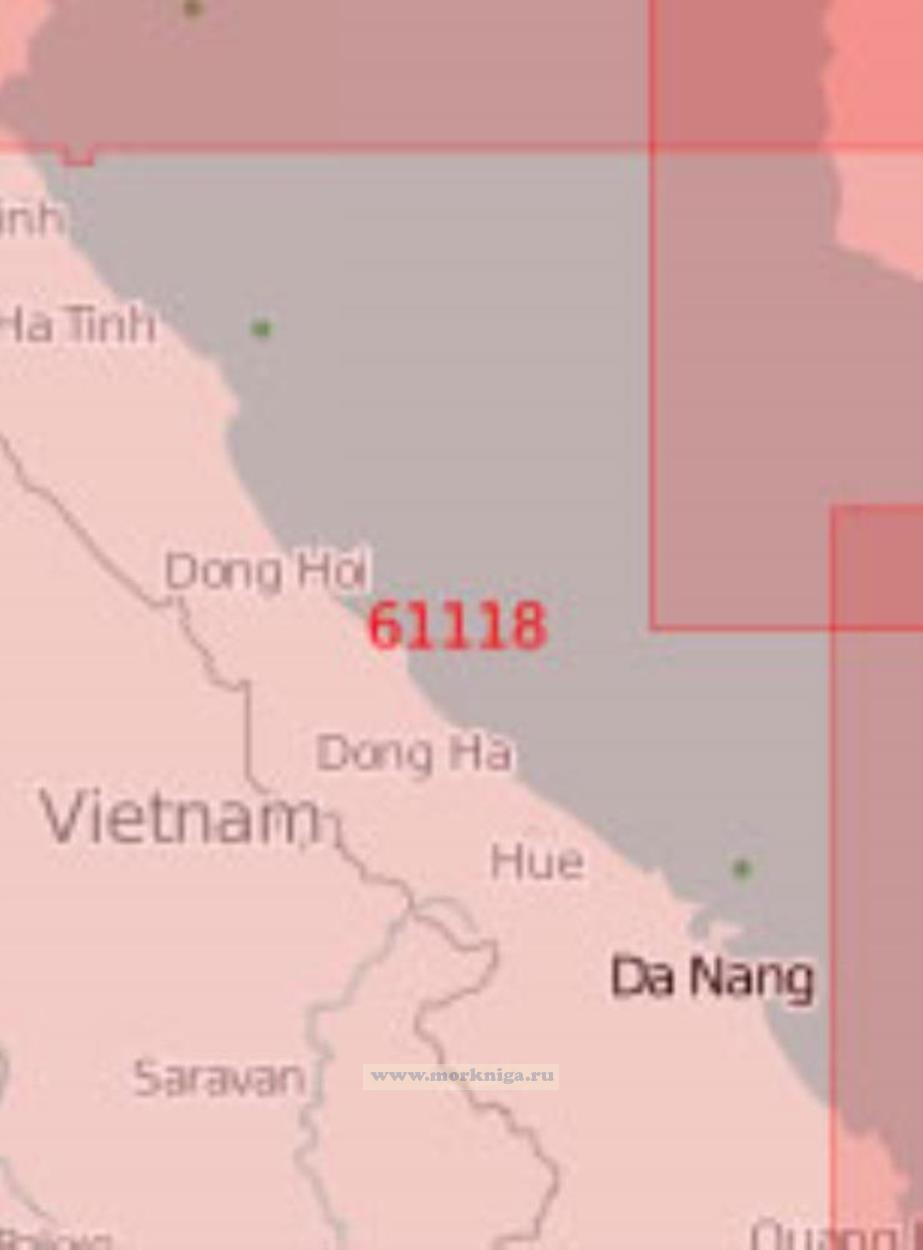 61118 Южная часть залива Бакбо (Тонкинского) (Масштаб 1:500 000)
