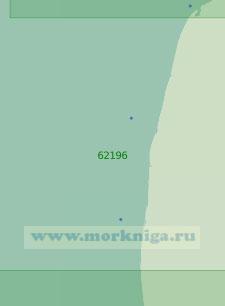 62196 От устья реки Крутогорова до устья реки Морошечная (Масштаб 1:250 000)