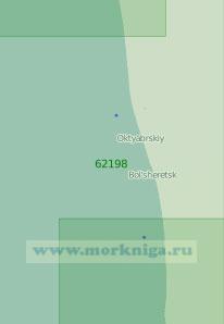 62198 От устья реки Озерная до устья реки Кихчик (Масштаб 1:250 000)
