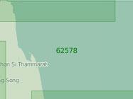 62578 От пролива Самуй до острова Кра (Масштаб 1:250 000)