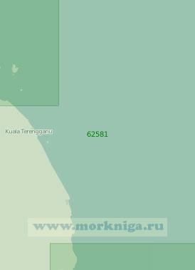 62581 От острова Реданг до мыса Пенунджок (Масштаб 1:250 000)