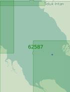 62587 От островов Сембилан до порта Кланг (Масштаб 1:250 000)