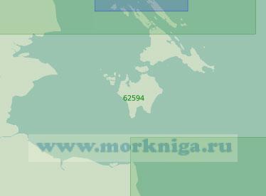 62594 От мыса Дато до мыса Джанбунг с архипелагом Линга (Масштаб 1:250 000)