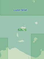 62676 Южная часть пролива Лусон (Масштаб 1:250 000)