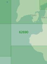 62690 От прохода Куйо-Восточный до мыса Сиатон с заливом Панай (Масштаб 1:250 000)