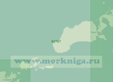 62767 Острова Креницына и остров Унимак (Масштаб 1:250 000)