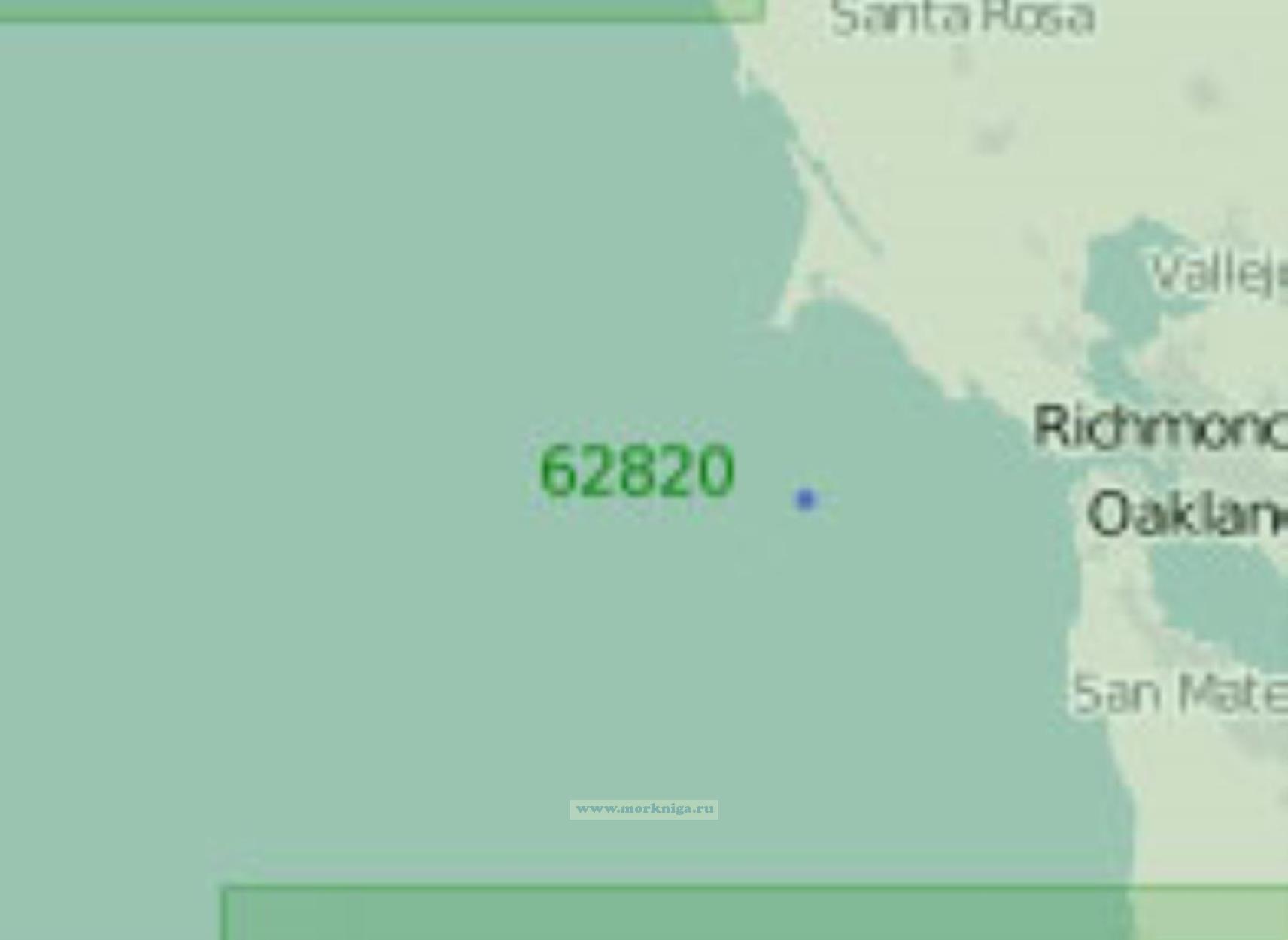 62820 Подходы к Сан-Франциско (Масштаб 1:200 000)