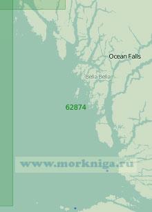 62874 От островов Скотт до острова Аристазабал (Масштаб 1:250 000)