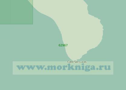 62967 Южная часть полуострова Калифорния (Масштаб 1:250 000)