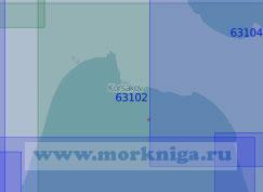 63102 Северная часть залива Анива (Масштаб 1:100 000)