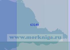 63149 От бухты Гертнера до мыса Таран с заливом Одян (Масштаб 1:100 000)