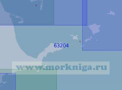63204 От бухты Хаманака до острова Полонского (Масштаб 1:100 000)