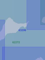 63206 Северо-восточная часть острова Кунашир с проливом Екатерины (Масштаб 1:100 000)