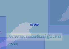 63209 Северная часть острова Итуруп с проливом Фриза (Масштаб 1:100 000)