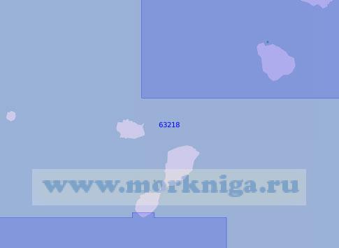 63218 Острова Шиашкотан и Харимкотан (Масштаб 1:100 000)